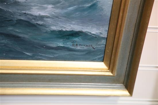 Charles Eddowes Turner (1883-1965) The Red Ensign 20 x 24in.